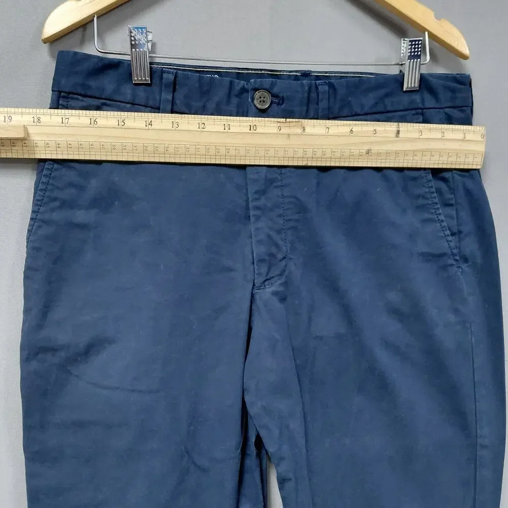 Banana Republic Lived-In Chino Tapered Slim Fit Stretch Men Size W33 L34
